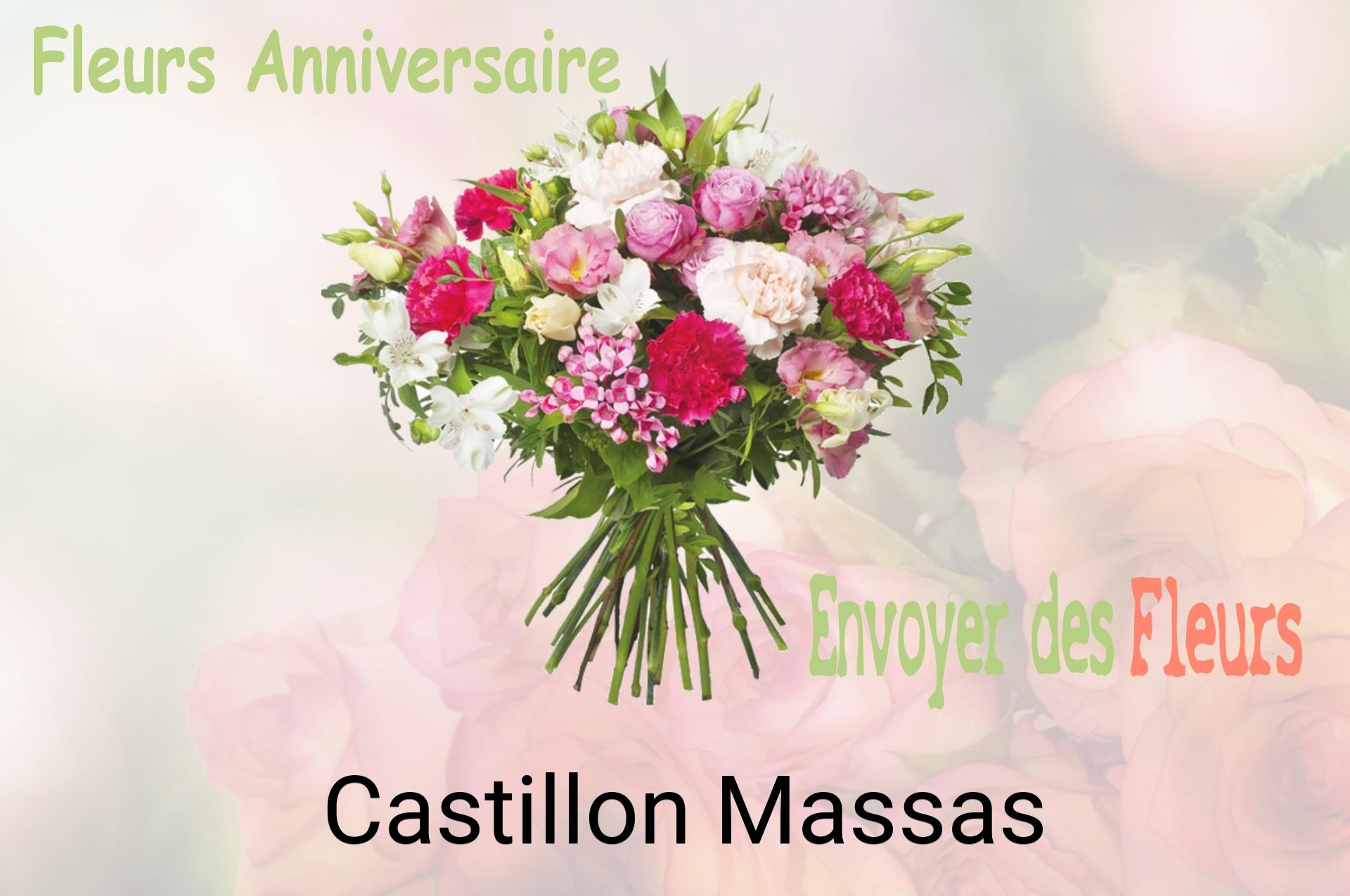 Bouquet de fleurs d’anniversaire livré à Castillon-Massas