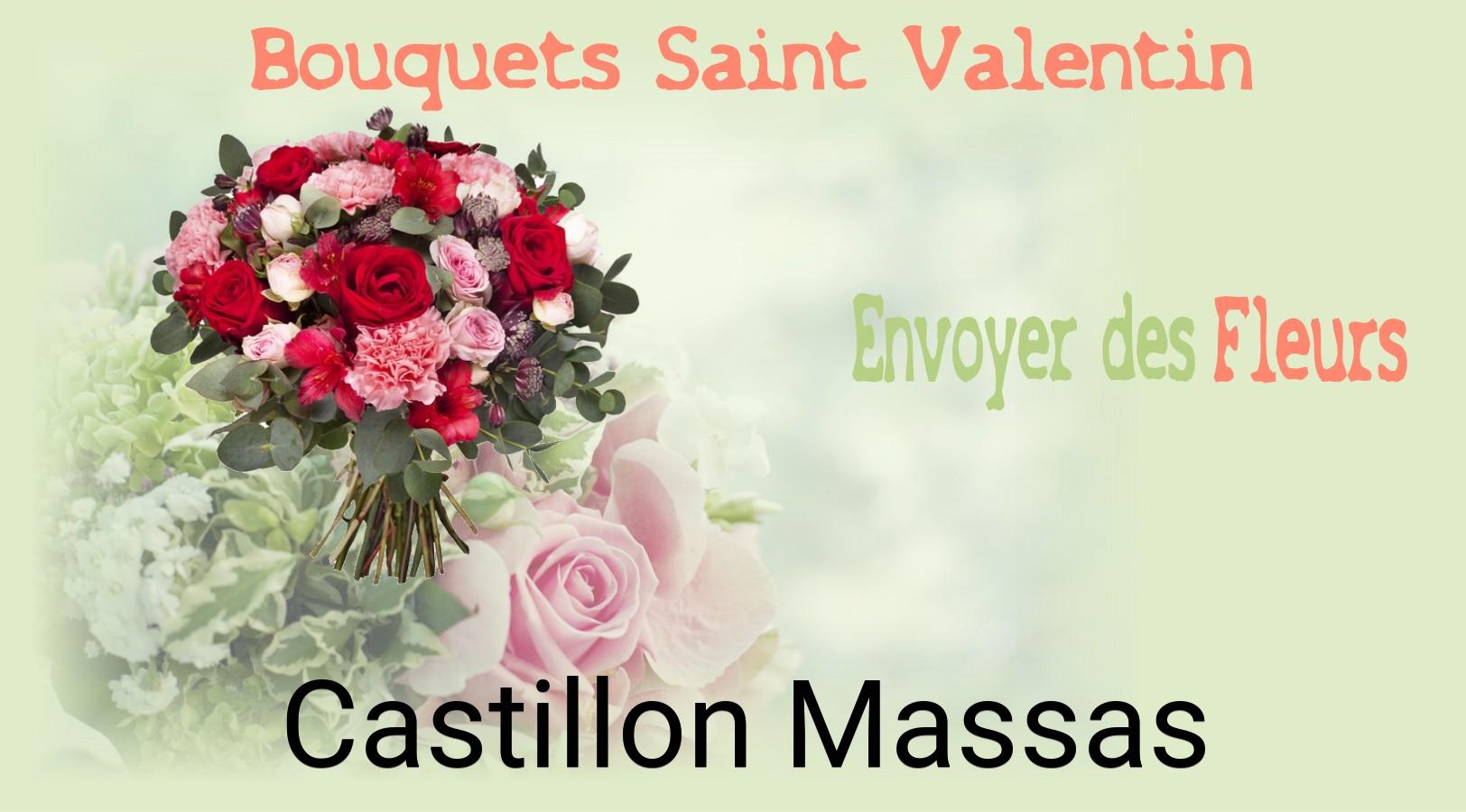 Roses de Saint-Valentin livrées à Castillon-Massas